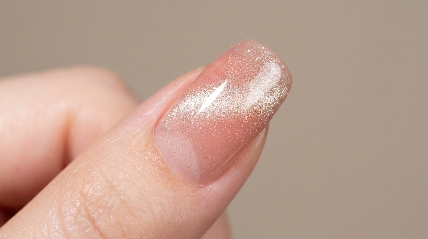 Unghie Cat Eye Sfumate Rosa Pesca — Tutorial Passo Dopo Passo