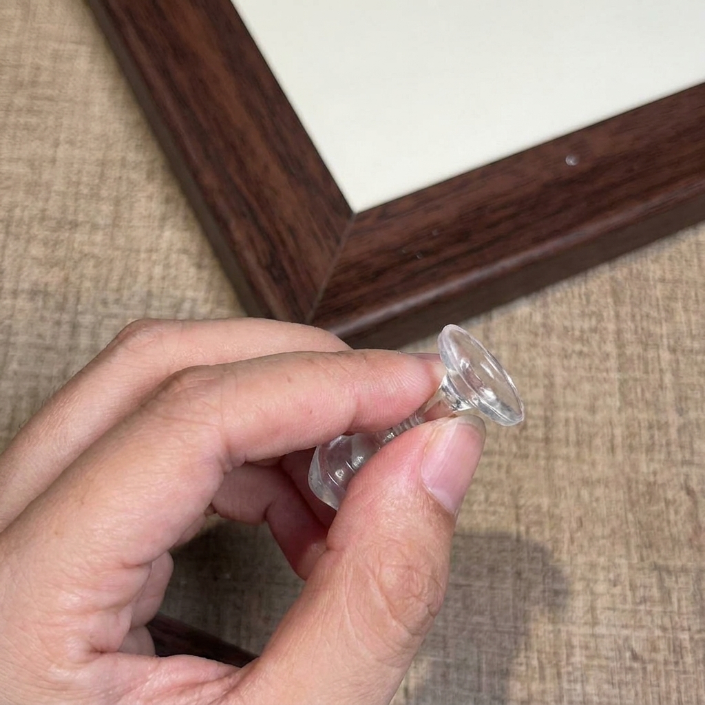 Lunghia durante il processo con una sfumatura di colore sempre più intensa sulla punta, creata con la spugnetta.