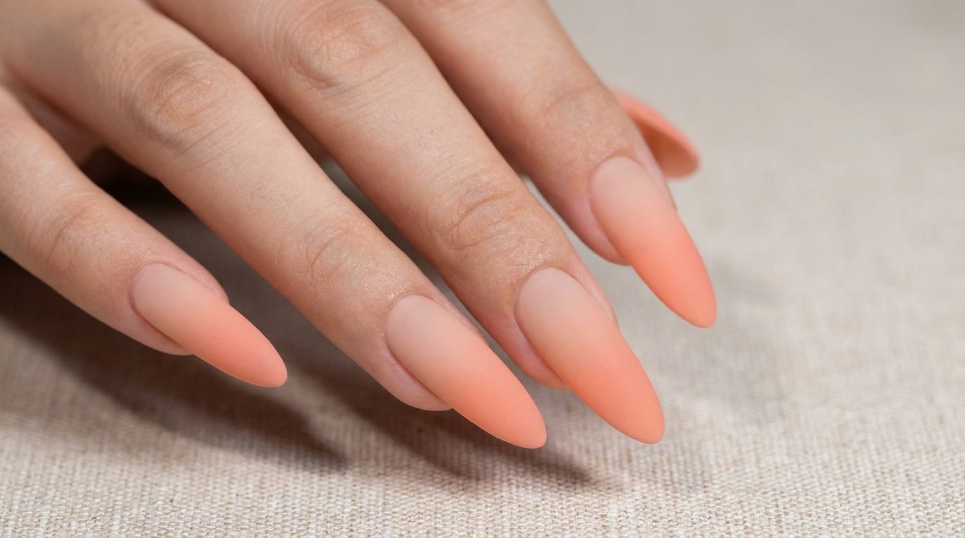 Unghie Ombré Pesca Opache — Tutorial Passo Dopo Passo