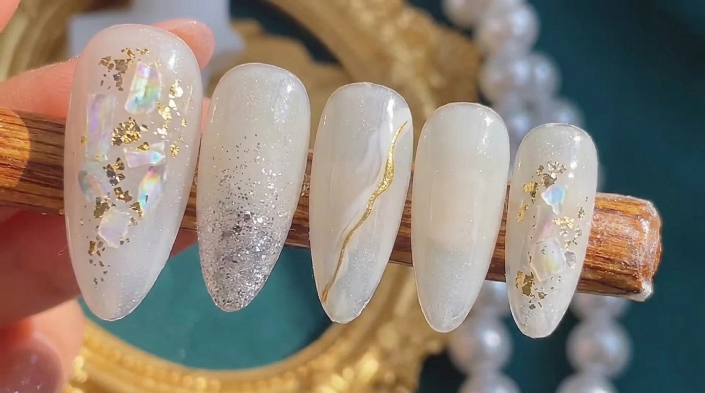 Nail Art in Stile Fatato Trasparente — Tutorial Passo dopo Passo per Principianti