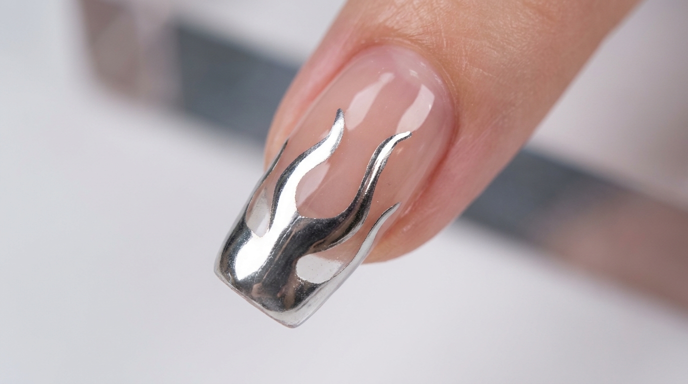 Design Nail Art con Gel Liner Effetto Specchio – Tutorial Passo dopo Passo