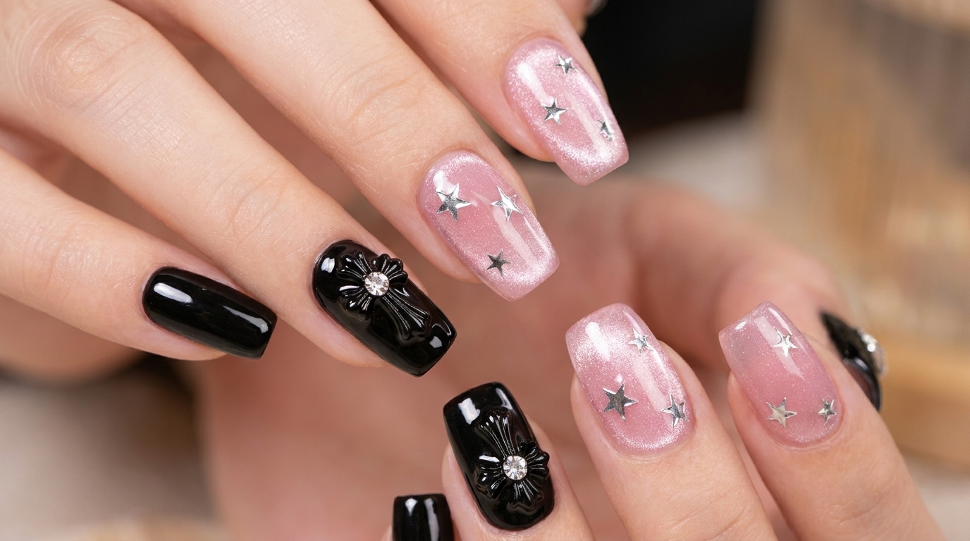 Nail Art Chrome Heart: Stile Sweet and Cool — Tutorial Passo dopo Passo