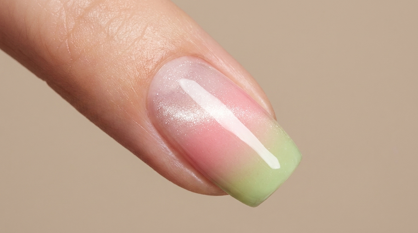 Unghie Sfumate Guava Primaverili con Effetto Cat Eye — Tutorial Passo dopo Passo