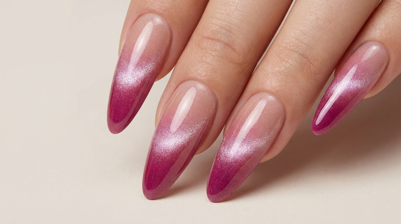 Unghie in Gel Ombré Magnetico — Tutorial Professionale Passo dopo Passo