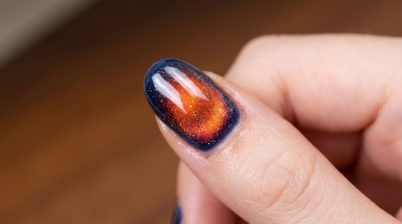 Unghie Sunset Gradient Cat Eye — Tutorial Magnetico Affascinante