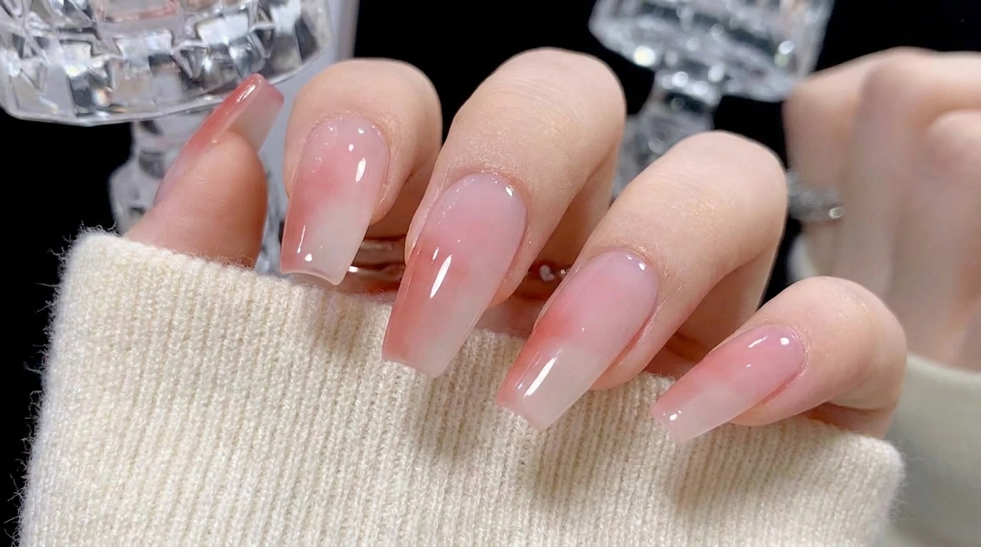 Unghie Jelly Ombré Two-Tone: Tutorial Passo dopo Passo