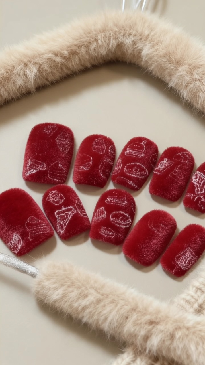 Tutorial nail art: unghie vellutate effetto peluche con stamping