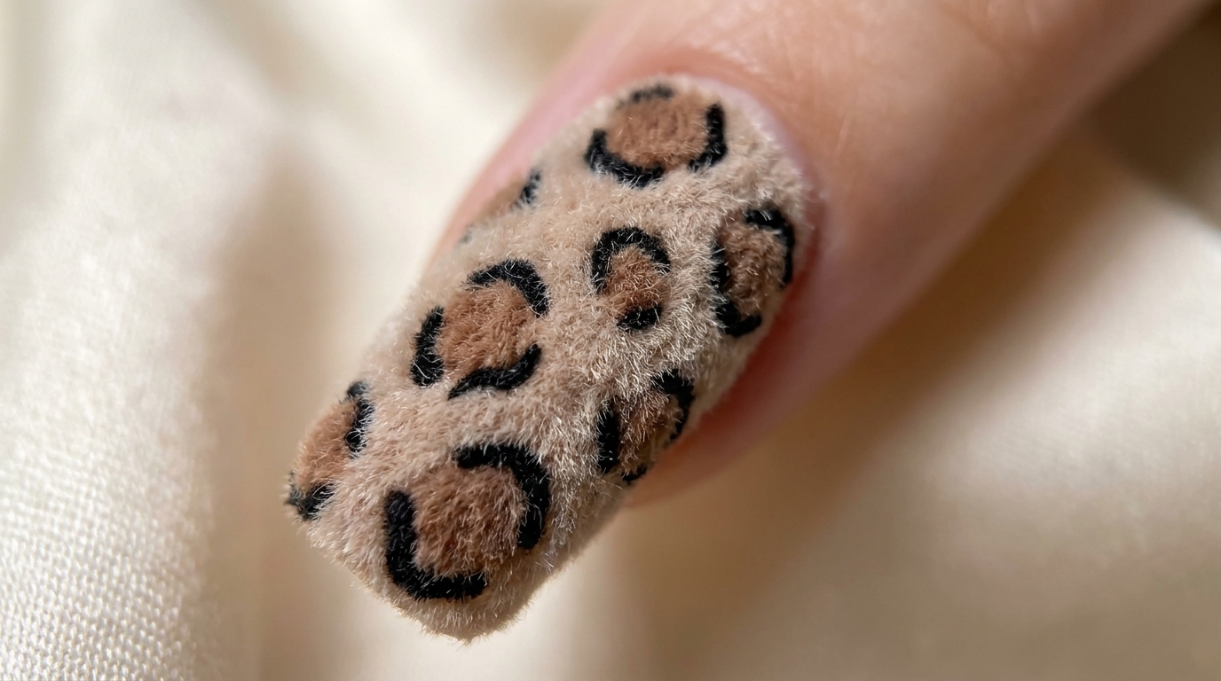 Unghie Leopardate Effetto Velluto — Tutorial Fai-da-Te