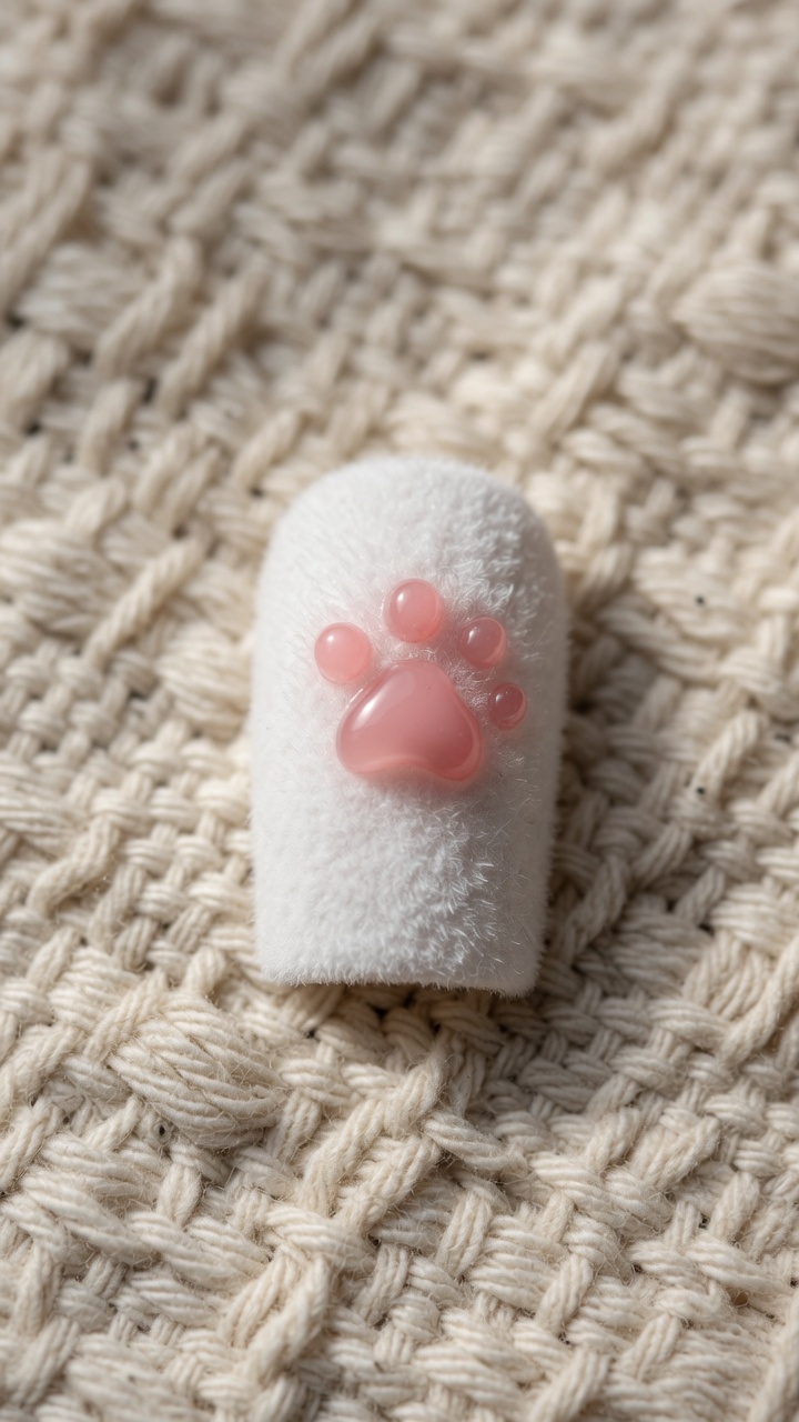 Tutorial: Nail Art 3D a Zampa di Gatto Fluffy