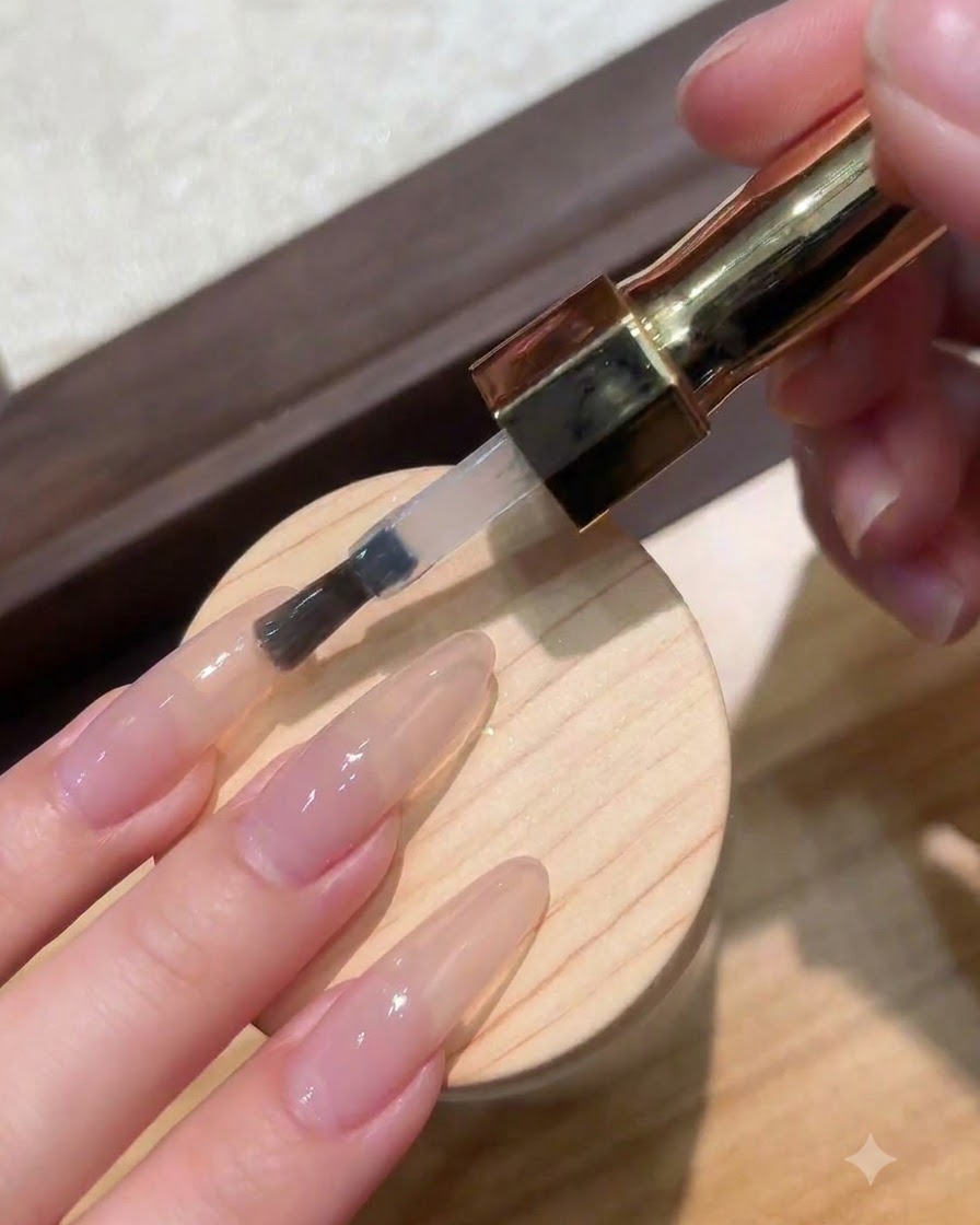 Una spugnetta applicatore raccoglie la polvere fine aurora moonlight.