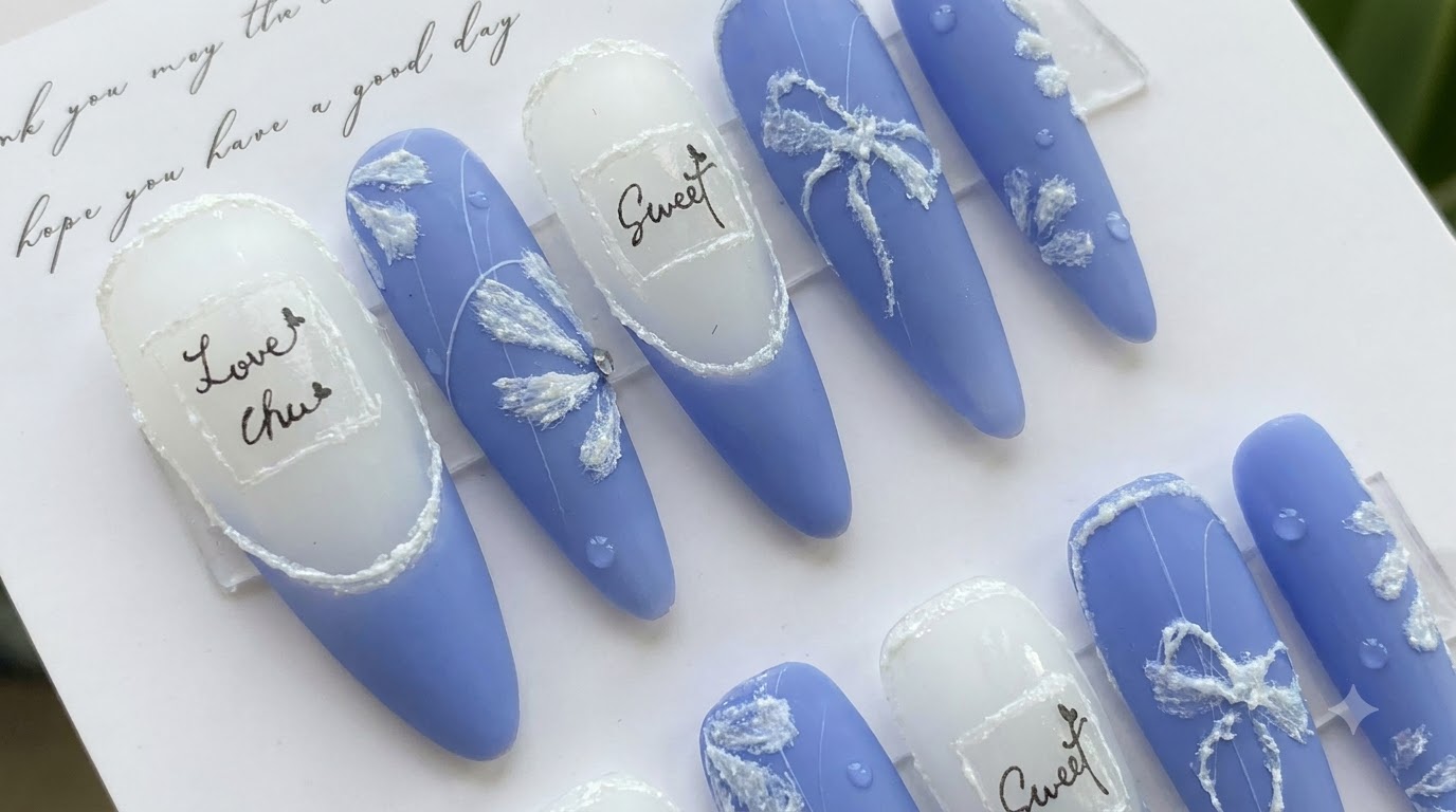 Unghie Press-On con Margherite in Gel Gypsum — Tutorial Passo dopo Passo
