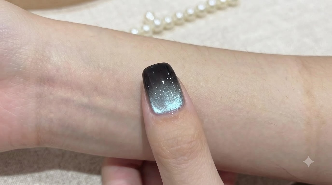 Unghie Cat Eye Sfumate Acquamarina — Tutorial Gel Passo dopo Passo