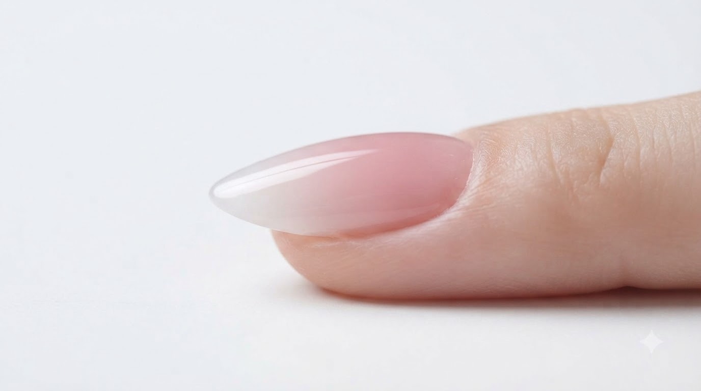 Unghie in Gel Ombre Bianco Latte e Rosa — Tutorial Passo dopo Passo